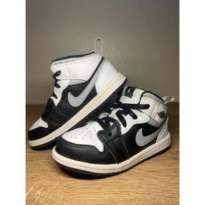 Jordan 1 Mid White Shadow (TD) 640735-073 SIZE 9C Toddler Shoes